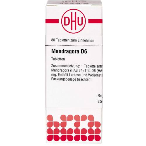 Mandragora D 6 Tabletten 80 St