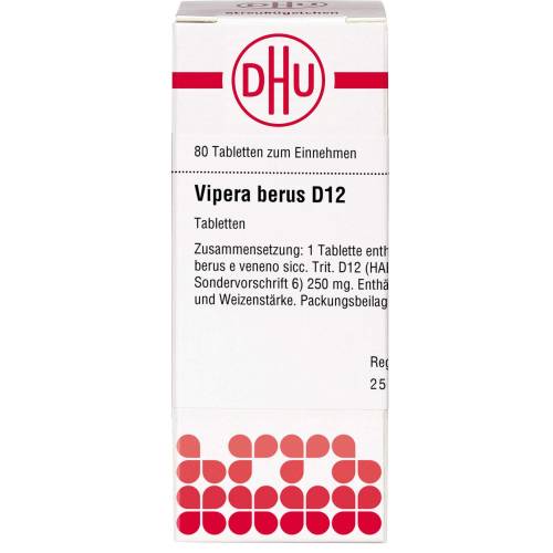 Vipera Berus D 12 Tabletten 80 St