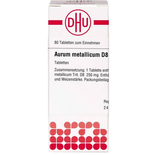 Aurum Metallicum D 8 Tabletten 80 St