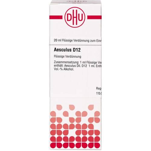 Aesculus D 12 Dilution 20 ml