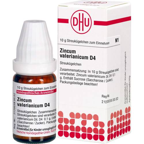 Zincum Valerianicum D 4 Globuli 10 g