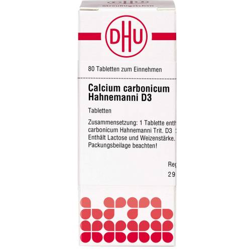 Calcium Carbonicum Hahnemanni D 3 Tabletten 80 St