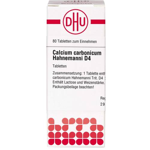 Calcium Carbonicum Hahnemanni D 4 Tabletten 80 St