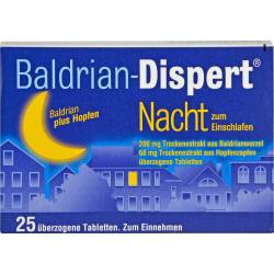 Baldrian Dispert Nacht zum Einschlafen üb.Tabl. 25 St