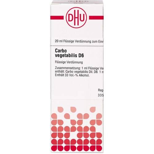 Carbo Vegetabilis D 6 Dilution 20 ml