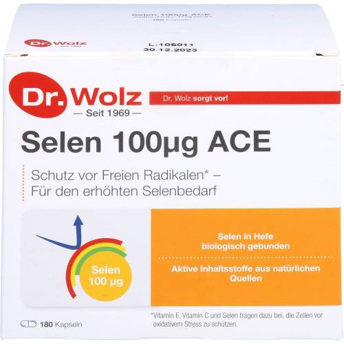 Selen Ace 100 µg 180 Tage Kapseln 180 St