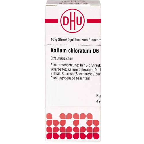 Kalium Chloratum D 6 Globuli 10 g