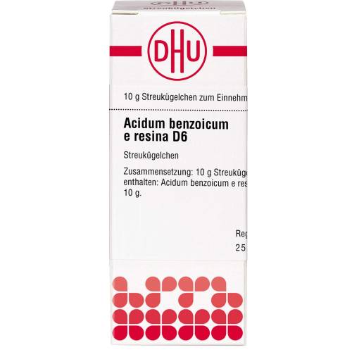 Acidum Benzoicum E Resina D 6 Globuli 10 g