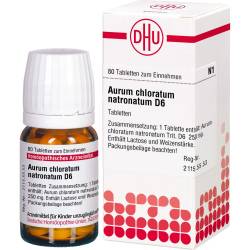 Aurum Chloratum Natronatum D 6 Tabletten 80 St