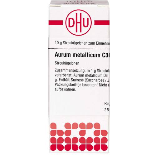 Aurum Metallicum C 30 Globuli 10 g