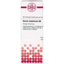 Aurum Metallicum D 6 Dilution 20 ml