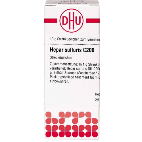 Hepar Sulfuris C 200 Globuli 10 g