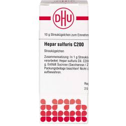 Hepar Sulfuris C 200 Globuli 10 g