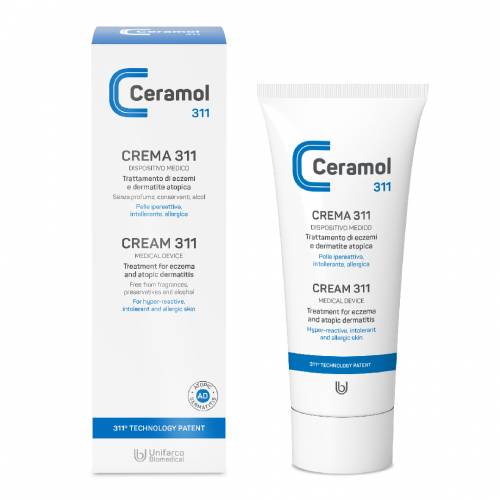 Crema tratament uscaciune, deshidratare si dermatite, 75 ml, Ceramol