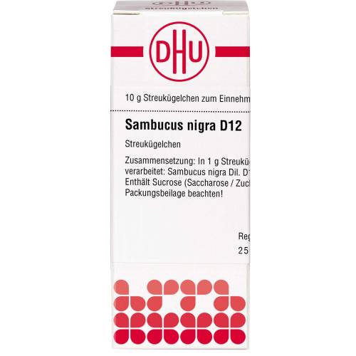 Sambucus Nigra D 12 Globuli 10 g