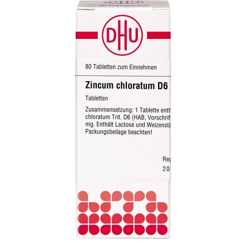 Zincum Chloratum D 6 Tabletten 80 St