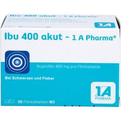 Ibu 400 akut-1A Pharma Filmtabletten 50 St