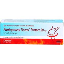 Pantoprazol Dexcel Protect 20 mg magensaftres.Tab. 14 St