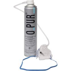 O Pur Sauerstoff Dose inkl.Maske u.Schlauch Spray 8 l