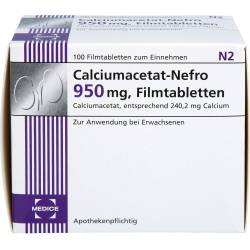Calciumacetat Nefro 950 mg Filmtabletten 100 St