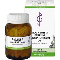 Biochemie 3 Ferrum phosphoricum D 6 Tabletten 500 St