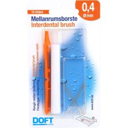 Interdentalbürste 0,4 m.Wechselgriff Doft 12 St