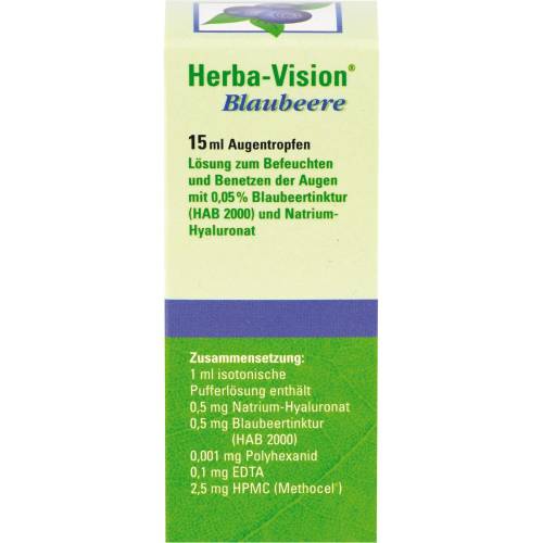 Herba-Vision Blaubeere Augentropfen 15 ml