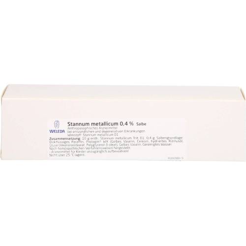 Stannum Metallicum Salbe 0,4% 70 g
