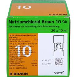 Natriumchlorid 10% Braun Mpc Infusionslsg.-Konz. 200 ml