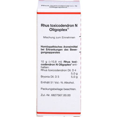 Rhus Toxicodendron N Oligoplex Liquidum 50 ml