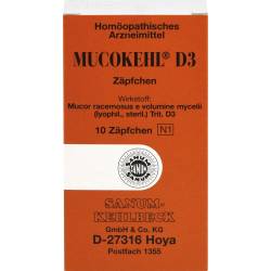 Mucokehl D 3 Zäpfchen 10 St