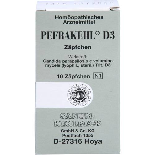 Pefrakehl D 3 Zäpfchen 10 St