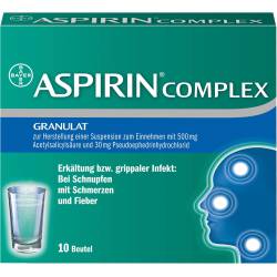 Aspirin Complex Btl.m.Gran.z.Herst.e.Susp.z.Einn. 10 St