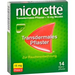 Nicorette Tx Pflaster 15 mg 14 St