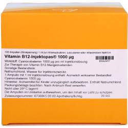 Vitamin B12 Injektopas 1.000 µg Injektionslsg. 100 ml
