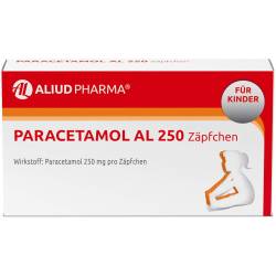 Paracetamol Al 250 Kleinkindersuppositorien 10 St