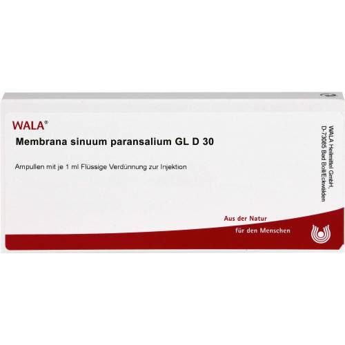 Membrana sinuum paransalium Gl D 30 Ampullen 10 ml