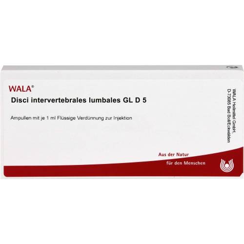 Disci intervertebrales lumbales Gl D 5 Ampullen 10 ml