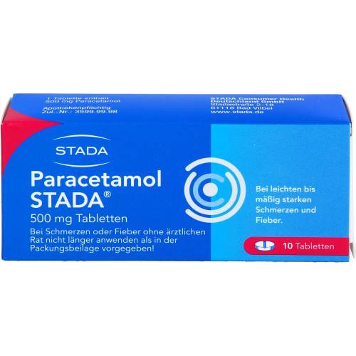 Paracetamol Stada 500 mg Tabletten 10 St