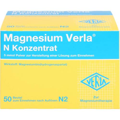 Magnesium Verla N Konzentrat Plv.z.H.e.L.z.Einn. 50 St