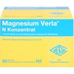 Magnesium Verla N Konzentrat Plv.z.H.e.L.z.Einn. 50 St