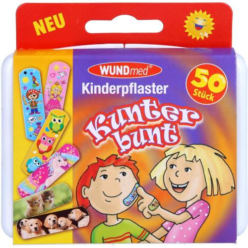 Kinderpflaster Kunterbunt 50 St
