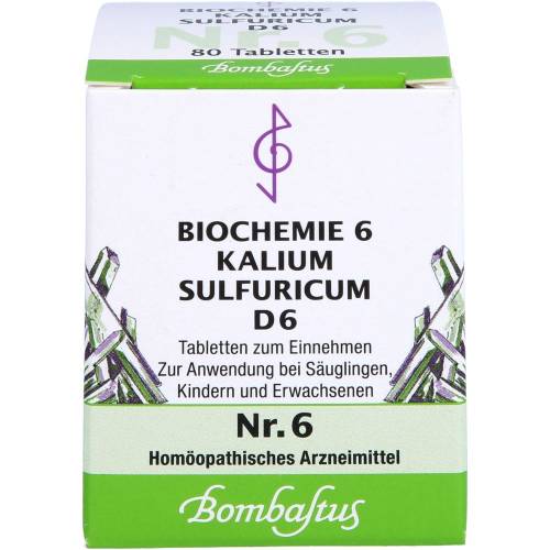 Biochemie 6 Kalium sulfuricum D 6 Tabletten 80 St