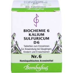 Biochemie 6 Kalium sulfuricum D 6 Tabletten 80 St