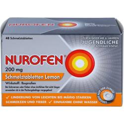 Nurofen 200 mg Schmelztabletten Lemon 48 St