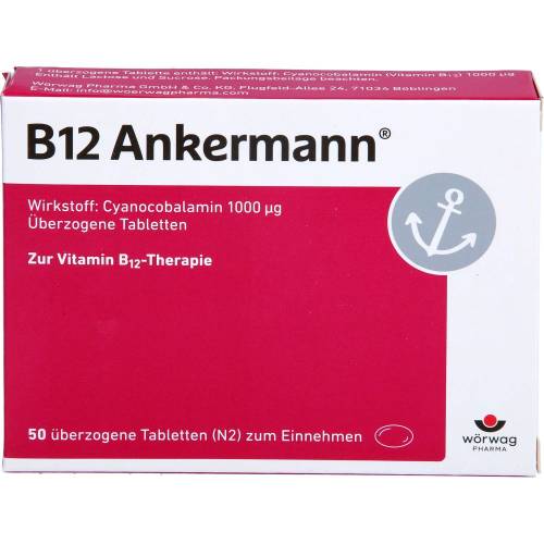 B12 Ankermann überzogene Tabletten 50 St
