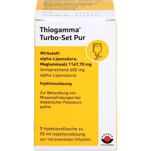 Thiogamma Turbo Set Pur Injektionsflaschen 50 ml