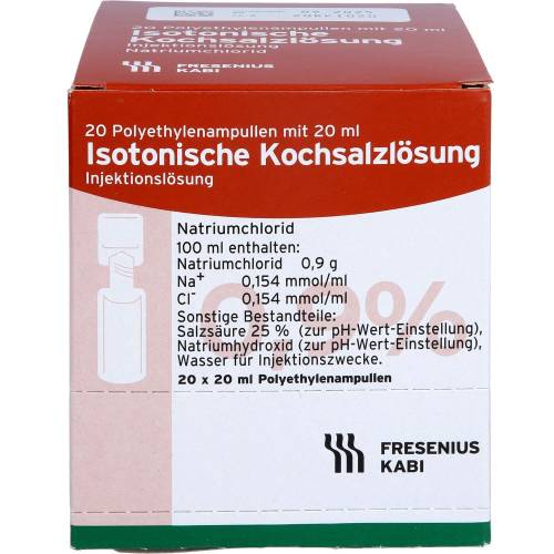 Kochsalzlösung 0,9% Plastikamp.Fresenius 400 ml