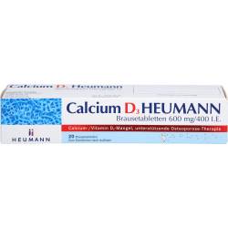 Calcium D3 Heumann Brausetabletten 600 mg/400 I.E. 20 St