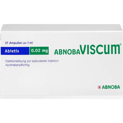 Abnobaviscum Abietis 0,02 mg Ampullen 21 St